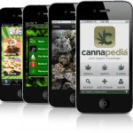 Can A Pot App Deliver What the Community Wants? 4 iphones with cannabis apps on the screens