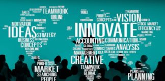 The New Gold Rush: How to Market The Cannabis Business silhouette person speaking to silhouette crowd with inspiring words