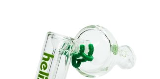Helix Multi Pipe 2 helix nano multi pipe by grav labs green 1024x1024