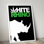 Bud Posters Is Providing High Art for Upscale Dispensaries White Rhino Mockup 1 e1471902373641