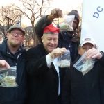 Other growers from the district showed up with more baggies of pot including William Angolia CEO of DC Cannabis Coop Club and a Trump supporter