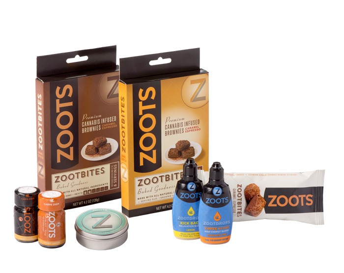 Zoots, products, marijuana, edibles,