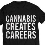 The Budtender Society Cannabis Careers T-shirt Cannabis Created Careers Tshirt clip web e1511984765525
