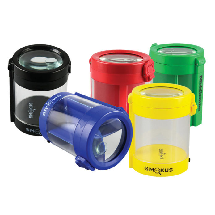 Smokus Focus Magnifying LED containers 1 clip web