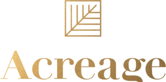 Acreage Announces Partnership with botanica to Produce and Distribute Mr. Moxey’s THC Mints white backgrounds gold letters spelling Acreage Holdings beneath a gold box