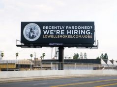 Lowell Herb Company Advertises Jobs for Pardoned, Nonviolent Offenders Lowells billboard mg magazine