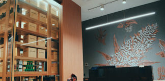 Swanky, Modern Design Helps Seven Point Dispensary Stand Out Seven Point Dispensary interior mg Magazine June 2018