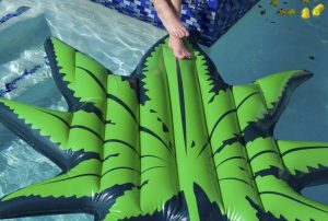 weed leaf pool float mg retailer