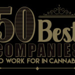 50 Best Companies to Work for in Cannabis Text graphic of the 50 best companies to work for in cannabis