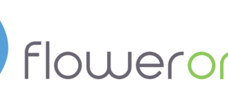 Flower One Launches Veteran Created and Inspired Brand, Kuno flowerone logo white background flower one in lowercase letters flower in black one in lime green to the left of the words is a plant with two green leaves and one blue