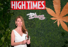 Jennifer Sanders High Times 100 mg Magazine March 2019