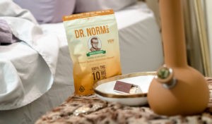 Dr Norms peanut butter cookies edibles and bong