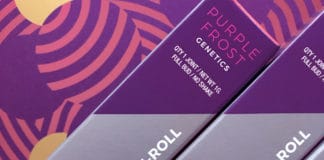 Packaging: The First and Last Step of Brand Building Hippo Purple Frost Pre Roll Kary Radestock mg magazine mgretailer e1561155049805