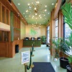 At Moe Greens, What’s Old is New Again Moe Greens lobby mg magazine