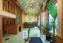 At Moe Greens, What’s Old is New Again Moe Greens lobby mg magazine