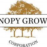 Canopy Growth Completes Divestiture of Canadian Retail Operations Canopy growth logo white background black text reading canopy growth in front of a gold threesome of trees