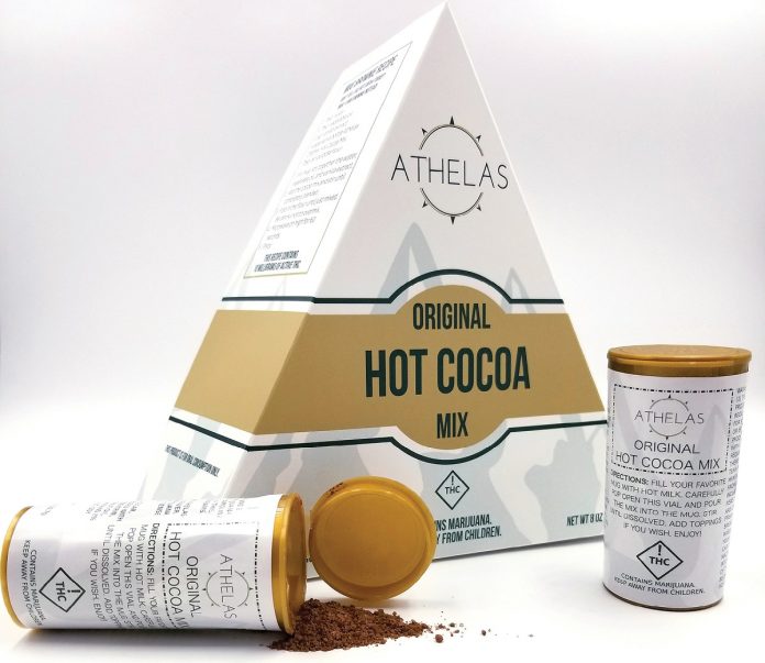 Athelas-Hot-Cocoa-Mix-edibles-products-mg-magazine-mgretailer