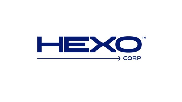 white background hexo logo in dark blue