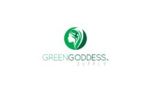 Green Goddess Supply Launches Armoire In-Store Retail Program white background green goddess logo in green with a woman's head in a green silhouette