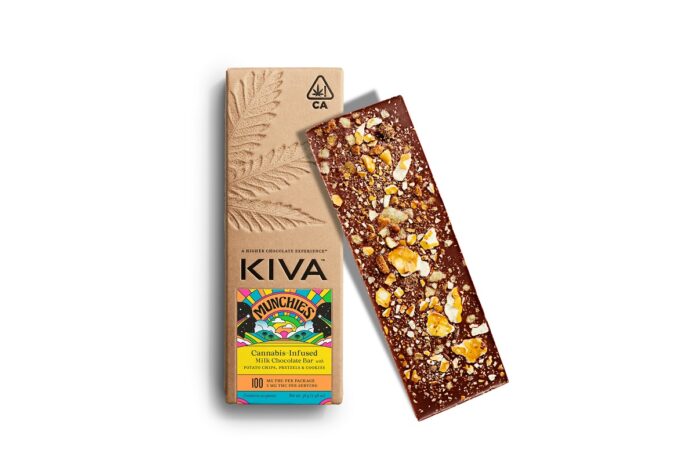 Kiva-Confections-Pretzel-Cookie-Chip-Munchies-Bar-THC-products-mg-magazine-mgretailer