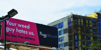 Shifting Behaviors Drive Marketing Opportunities Cannabis billboard out-of-home advertising Palm.Calm mg Magazine mgretailer