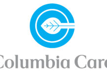Columbia Care Introduces National Cannabis Loyalty Mobile App Across 14 Markets and Portfolio of Retail Brands Columbia Care logo white background gray and blue logo