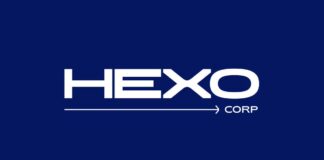 HEXO Completes Transactions With Tilray Brands, Creating a Strategic Alliance Between Two Canadian Cannabis Leaders hexo logo white text on dark blue background