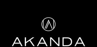 International Cannabis Co. Akanda Acquires Cannabis Cultivator Holigen akanda logo black background with white capital sans serif letters spelling AKANDA beneath a small white circle with an A inside it