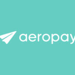 Aeropay Announces Digital Payments Integration With Dispense aeropay logo white text on turqoise background with a small white paper airplane to the left of the text