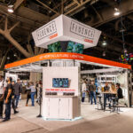 Face Time at Cannabis Trade Shows Makes Events Worthwhile cannabis trade shows Fluence by Osram booth MJBizCon 2021 Mike Rosati photo mg Magazine
