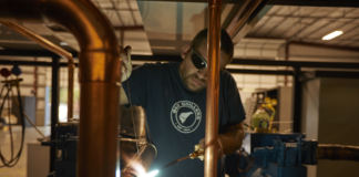 G&D Chillers Transformed Extraction with Brewing Technology G&D Chillers technician fabricates a piece of equipment. Photo: G&D Chillers