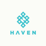 HAVEN Celebrated Black History Month by Supporting Local Nonprofits haven logo white background blue letters spelling haven