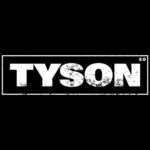 FORMER HEAVYWEIGHT CHAMPION MIKE TYSON LAUNCHES NEW CANNABIS BRAND WITH MSO COLUMBIA CARE tyson 2.0 logo black background with TYSON in bold white distressed letters