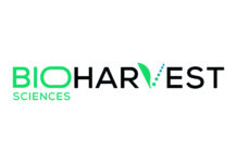 Biotech in Cannabis-cloning signs partnership for US market access bioharvest sciences logo white background green and black text reading bioharvest sciences