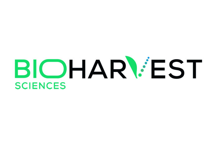 bioharvest sciences logo white background green and black text reading bioharvest sciences