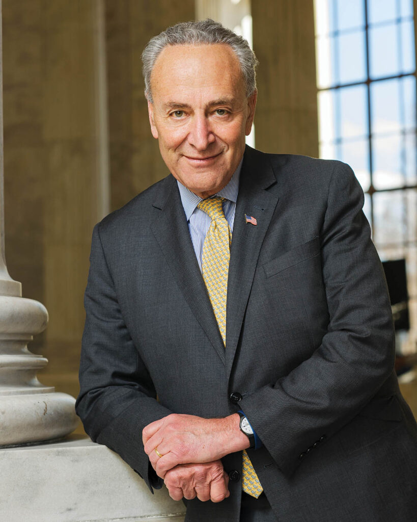 Chuck Schumer official photo by Jeff McEvoy