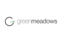 The Hub Craft Selects Green Meadows as Production Partner for Celebrity Cannabis Brands from Paul Pierce, Freeway Rick Ross, Gary Payton, among others green meadows logo white background lowercase sans serif black font reading green meadow to the right of a simple G