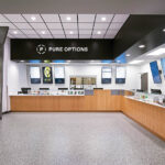 Sevenpoint Interiors Brings High Touch Cannabis Retail Design to Pure Options’ New Flagship Location Pure-Options-East-Lansing 06 web