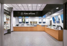 Sevenpoint Interiors Brings High Touch Cannabis Retail Design to Pure Options’ New Flagship Location Pure-Options-East-Lansing 06 web
