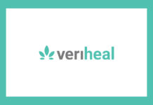 Veriheal Inc. Adds Over 20 Partner Locations to Florida Medical Cannabis Market Veriheal logo white background seafoam border veriheal lowercase in center