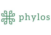 New Generation of Cannabis Seed Ensures Quality, Consistency, and Uniformity for Commercial Growers phylos logo white background green text to the right of a green geometric plants