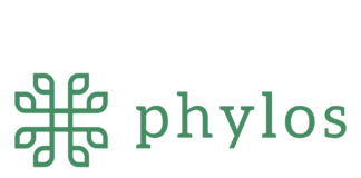 New Generation of Cannabis Seed Ensures Quality, Consistency, and Uniformity for Commercial Growers phylos logo white background green text to the right of a green geometric plants