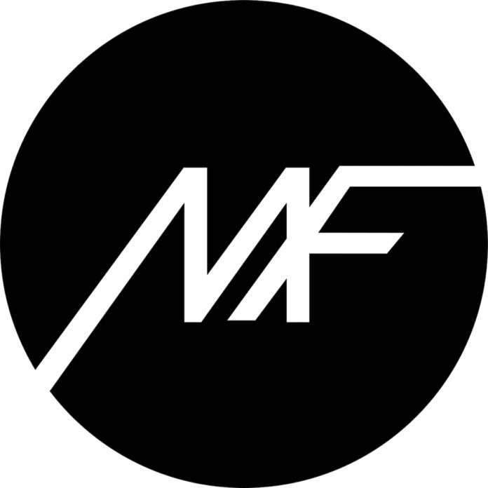 MATTIO FIORE logo black circle with MF in the center