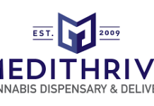 San Francisco-Based Ukrainian-Founded and -Operated Dispensary Donates a Week of Sales MediThrive Logo purple established 2009