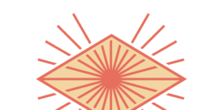 Finding a Greater Balance With Minerva Products’ Truly Microdosed Vegan Cannabis Edibles Minerva Logo white background orange capital serif letters spelling minerva beneath an orange diamond with a geometric sunburst in the center