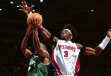 NBA Hall of Famer Ben Wallace & Michigan-Based Rair Launch Undrafted®, An Exclusive Cannabis Product Line ben wallace blocking a lay up with his arm stretched out above the shooter