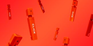 Award-Winning Brand, CLICK, Opens New Opportunity for Investments click sprays appearing to float in space with a red background