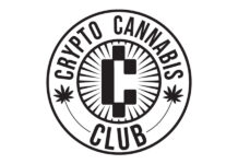 Crypto Cannabis Club Brings Together NFTs and Premium Flower in Collaboration with CampNova and V-Fi crypto cannabis club logo white background black circle logo