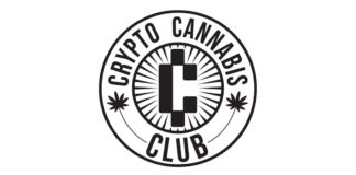Crypto Cannabis Club Brings Together NFTs and Premium Flower in Collaboration with CampNova and V-Fi crypto cannabis club logo white background black circle logo