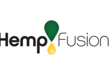HempFusion Subsidiary Sagely Naturals Launches Into 3,700 Stores at Top US Retailer hempfusion logo white background hemp in bold black letters followed by a green and yellow tear drop then the word fusion in a thin black font